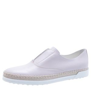 Tod’s Leather Espadrille Sneaker
